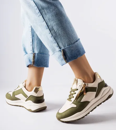 Biało-zielone sneakersy Cecchi 41 na Arena.pl