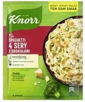 KNORR Fix Spagh 4 Sery z Brokułami 39g