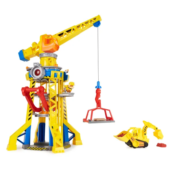 Zestaw Spin Master Psi Patrol Rubble & Crew Bark Yard Crane Tower zdjęcie 3