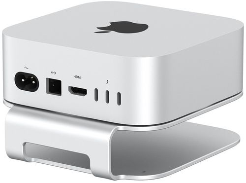 Stojak aluminiowy podstawka MS60 do Mac Mini M4 M4Pro srebrna na Arena.pl