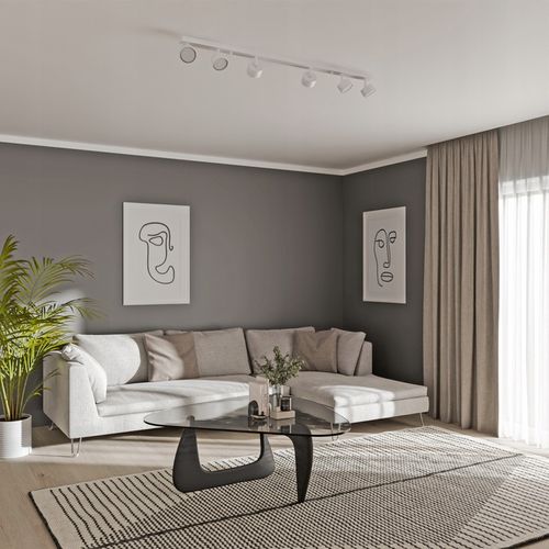 Oprawa Halogenowa 6X GX53 Lampa Sufitowa Natynkowa Ruchoma Kinkiet na Arena.pl