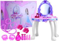 ND24_3444 Toaletka Dla Dziewczynki + Akcesoria + Świeci Gra