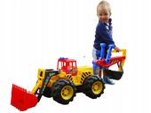 XL Polska Ładowarka Spychacz Jezdzik Koparka 180CM Dla Dzieci Duża