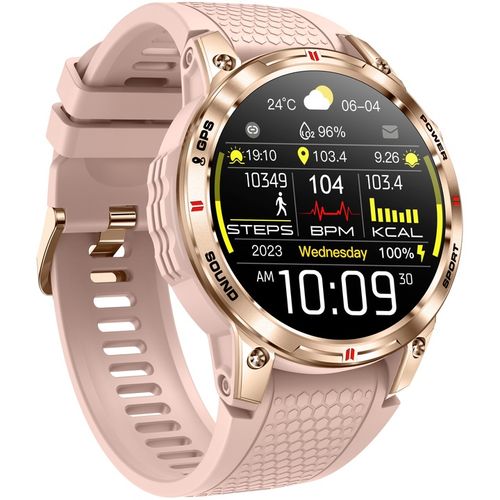 SMARTWATCH DAMSKI Z GPS MENU PL AMOLED 400mAh ROZMOWY CIŚNIENIE PULS SPORT na Arena.pl
