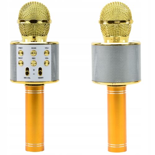 MIKROFON BEZPRZEWODOWY KARAOKE BLUETOOTH USB AUX na Arena.pl