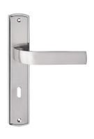 KLAMKA DRZWIOWA EUROPA 72MM KLUCZ KOLOR NIKIEL