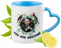 Kaczyński Kubek Błękitny Z Uszkiem W Kształcie Serca Na Prezent