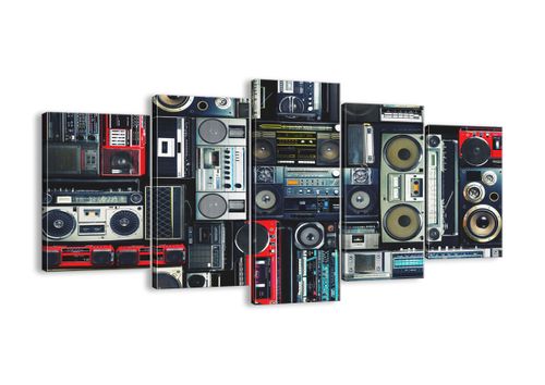 Obraz Na Płótnie - Technika Magnetofon - 160X85 Cm - Ea160X85-3875 na Arena.pl