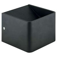 Kinkiet LAMPA ścienna RACA LED 5W 4000K 00024 Ideus przyścienna OPRAWA kostka cube czarna