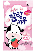 Miękkie cukierki Malang Cow o smaku mleka truskawkowego 79g - LOTTE