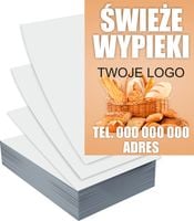Ulotki A5 5000szt reklamowe firmowe różne wzory PIEKARNIA ŚWIEŻE WYPIEKI