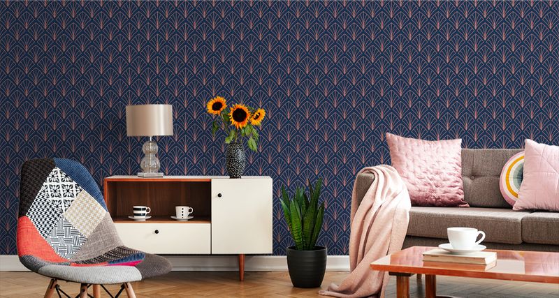 Tapeta GEOMETRYCZNA w Stylu Art Deco zdjęcie 2