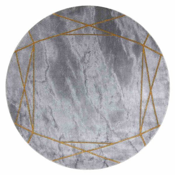 RUG/LU/ESTEMA/MARBLE2/GREY+GOLD/R160 zdjęcie 1