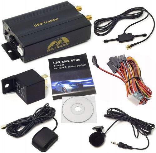 Lokalizator TK-103B GPS Tracker Podsłuch Śledzenie Monitoring Pojazdów na Arena.pl