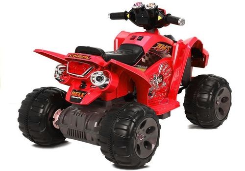 Quad na Akumulator Duże Koła Czerwony na Arena.pl