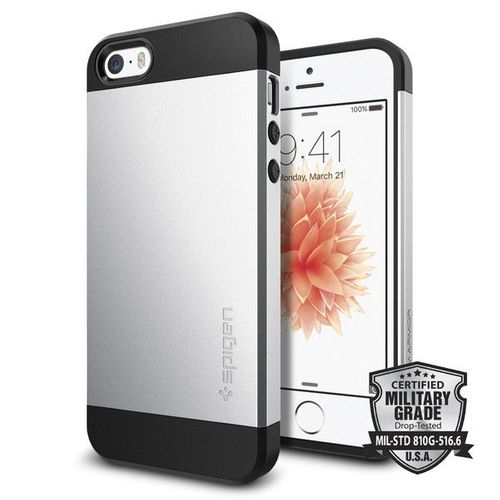 ETUI SPIGEN SLIM ARMOR IPHONE 5S/SE SATIN SILVER na Arena.pl