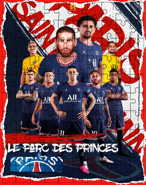 Puzzle PSG Neymar Mbappe zdjęcie 1