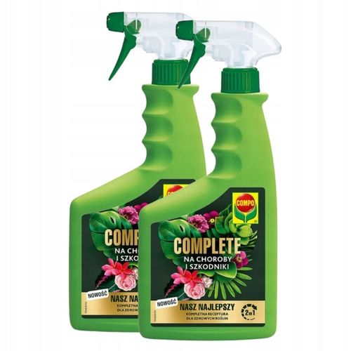 COMPO COMPLETE 2w1 Spray na choroby i szkodniki 500ml Zestaw 2 sztuk! na Arena.pl