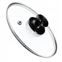 KADAX Pokrywka Szklana 18cm Pokrywa Patelni Garnka