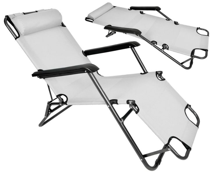 Fotel Leżak LEON szary zdjęcie 5