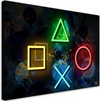 Obraz na płótnie, Przyciski do kontrolera 100x70 100x70