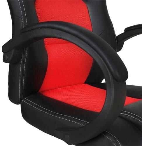 Fotel biurowy sportowy basic - czerwony na Arena.pl