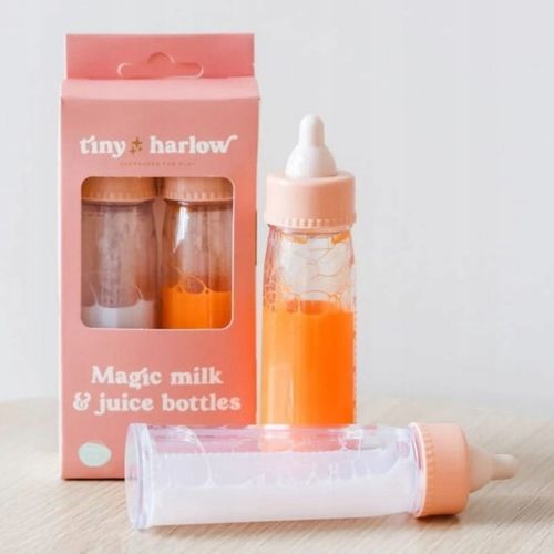 TINY HARLOW Zestaw magicznych butelek do karmienia lalek Mleko i Soczek na Arena.pl