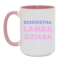 Duży Biało-Różowy 450 ml