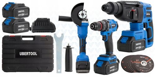 WKRĘTARKA 21V SZLIFIERKA MŁOTO-WIERTARKA ZESTAW NARZĘDZI 1000W na Arena.pl