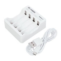 Ładowarka akumulatorków baterii 4x AA lub AAA NiMH micro USB 1 m