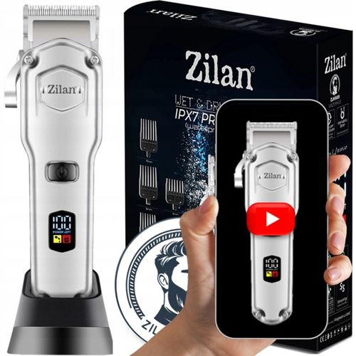 PROFESJONALNA MASZYNKA DO STRZYŻENIA BEZPRZEWODOWA WET&DRY USB ZESTAW na Arena.pl