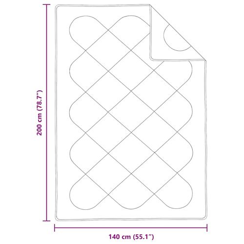 Kołdra na każdą porę roku Biały 140 x 200 cm Mikrofibra na Arena.pl
