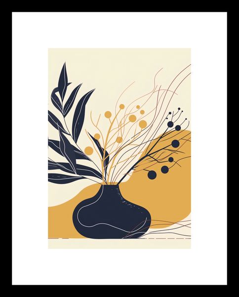 Plakat 25x35cm Spokój Ciemnych Liści zdjęcie 3