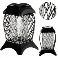 Znicz Srebro Na Grób Cmentarz Ażurowy Na Wszystkich Świętych Lampion 33 cm