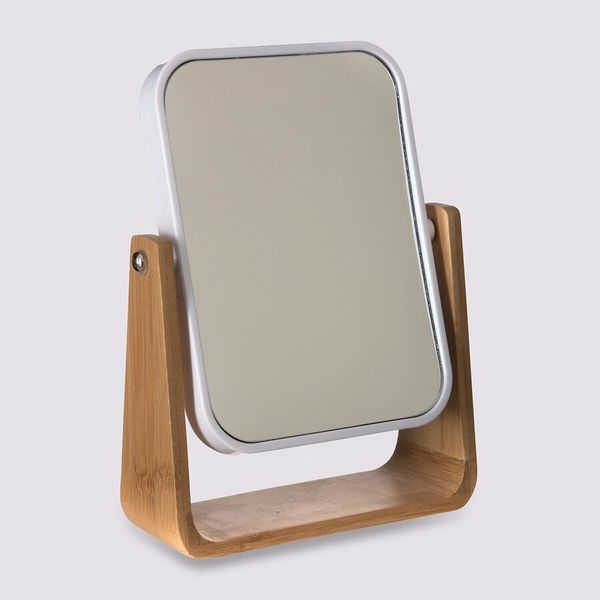 Lusterko Natureo bambusowe białe zdjęcie 3