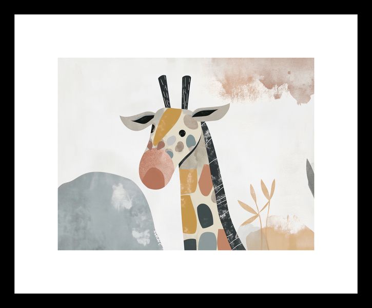 Plakat 20x15cm Żyrafa Bambino zdjęcie 3