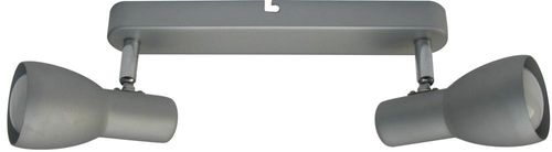 Picardo listwa 2x40W E14 szaro srebrny na Arena.pl