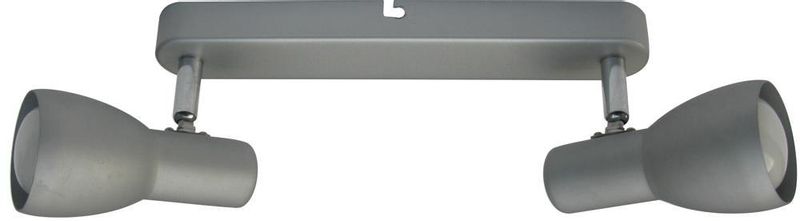 Picardo listwa 2x40W E14 szaro srebrny zdjęcie 1