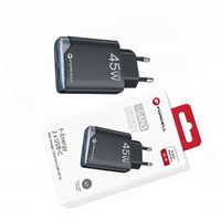 Szybka ładowarka GAN 45W 2 porty kostka do Realme 16 Pro 5G