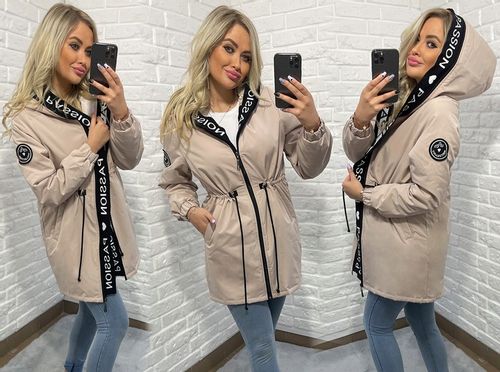 ASYMETRYCZNA PARKA kurtka Z KAPTUREM 4 KOLORY XS na Arena.pl