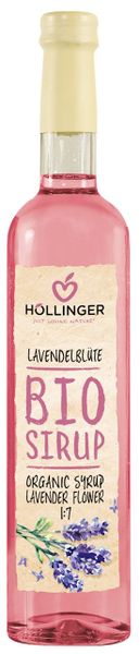 Syrop lawendowy bio 500 ml - hollinger zdjęcie 1