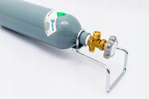 Nowa Pełna Butla Gazowa Butle 2L 1,5kg CO2 DWUTLENEK WĘGLA SPOŻYWCZY na Arena.pl