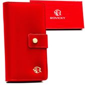 klasyczny portfel damski ze skóry ekologicznej - rovicky