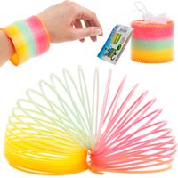 tg71360 spreżyna tęczowa magiczna sprężynka magic kolorowa zabawkowa