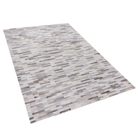 Dywan skórzany szary 140 x 200 cm AHILLI