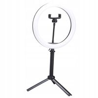 LAMPA UCHWYT NA TELEFON STATYW Z LAMPĄ LED RING DO ZDJĘĆ DO STREAMINGU