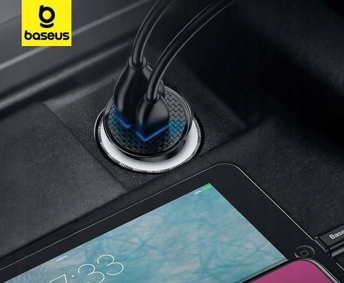 BASEUS MOCNA SZYBKA ŁADOWARKA SAMOCHODOWA USB USB-C TYP-C PD 30W QC 3.0 5A na Arena.pl