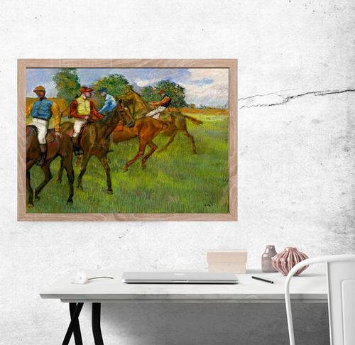 Before the Race, Edgar Degas - plakat 40x30 cm na Arena.pl