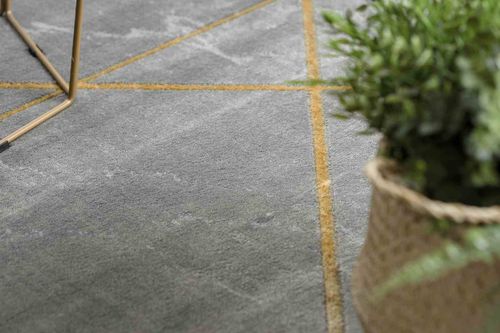 RUG/LU/ESTEMA/MARBLEGEO/GRAPHITE+GOLD/80x150 na Arena.pl
