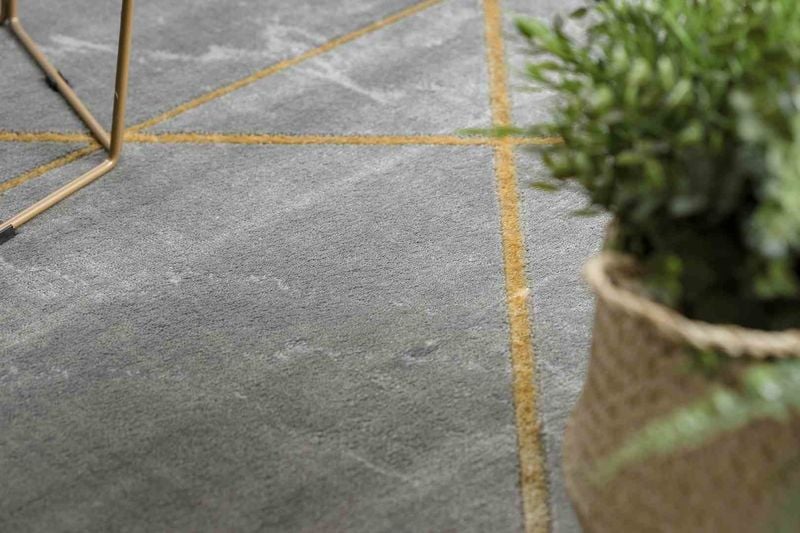 RUG/LU/ESTEMA/MARBLEGEO/GRAPHITE+GOLD/80x150 zdjęcie 5